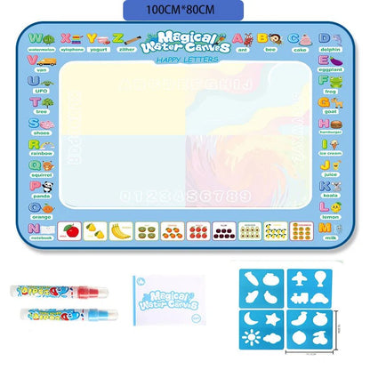 SPLASHCANVAS – Saubere Wassermalmatte 100 x 80 cm für Kinder 9