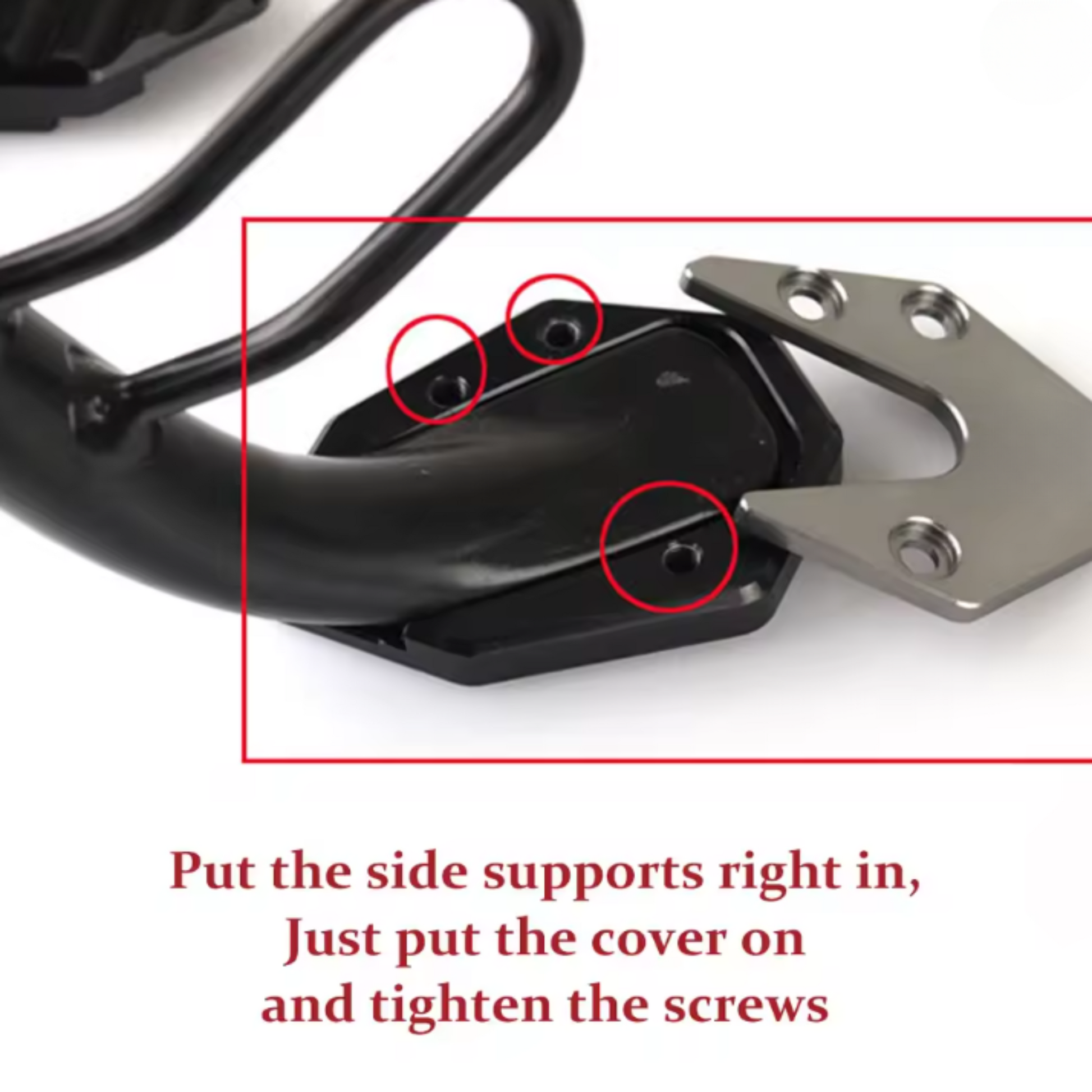 STABILIRIDE – Aluminium-Motorradständerpolster für sicheres Parken 3
