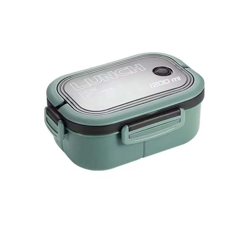 STACKBITE – Doppelstöckige Lunchbox mit Gabel und Löffel für die täglichen Mahlzeiten 9