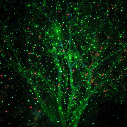 STARGLEAM – Rot- und Grünlaserprojektor für festliche Außenbeleuchtung 4