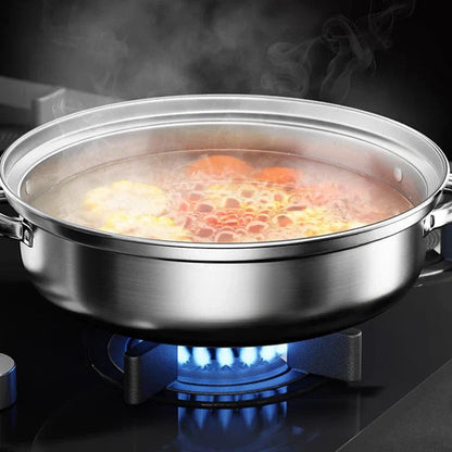 STEAMPRO – 3-stufiger Dampfgarer aus Edelstahl mit klarem Glasdeckel 2