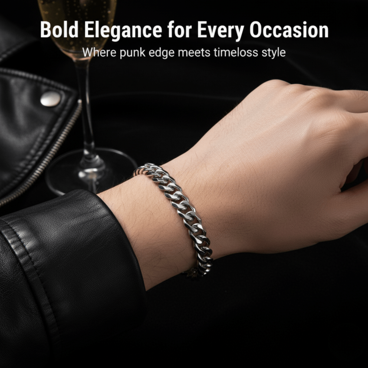 STEELGRACE – Armored Chain Armband aus Edelstahl für jeden Anlass 8