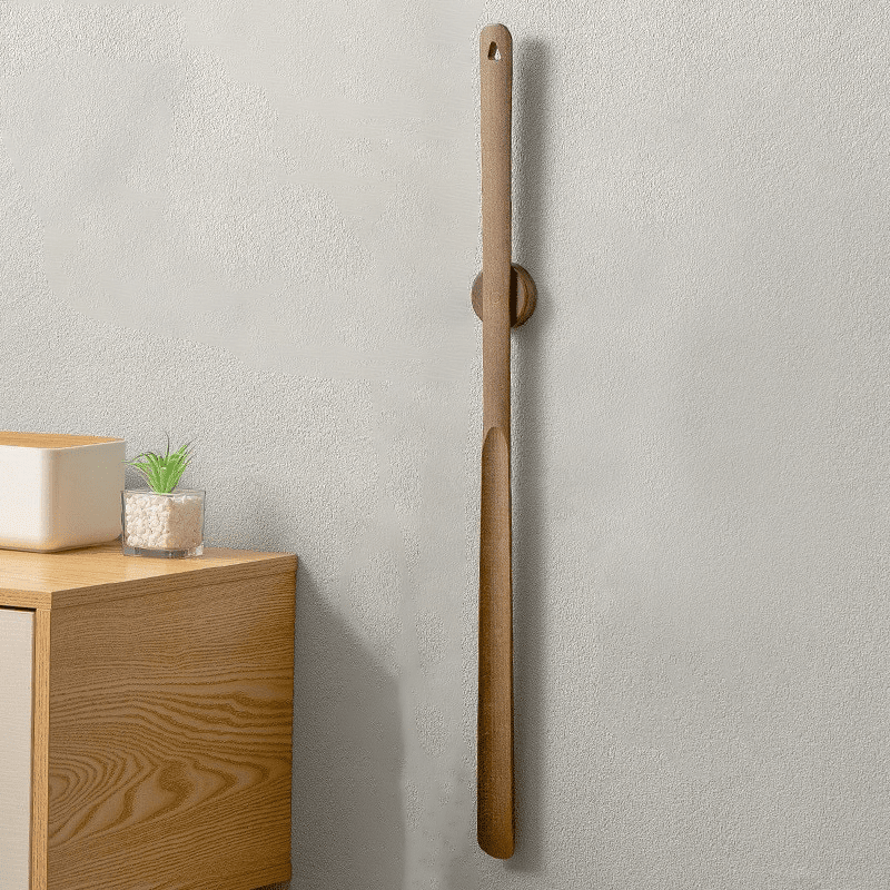 STEPWOOD - Langer Holzschuhlöffel 50 cm für müheloses Anziehen von Schuhen 1