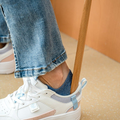 STEPWOOD - Langer Holzschuhlöffel 50 cm für müheloses Anziehen von Schuhen 5