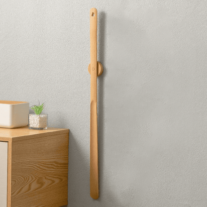 STEPWOOD - Langer Holzschuhlöffel 50 cm für müheloses Anziehen von Schuhen 8