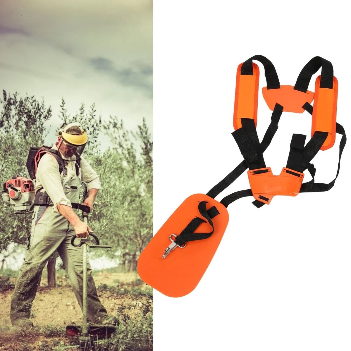 STRAPRO – Ausgewogene Unterstützung für schwere Gartengeräte 2