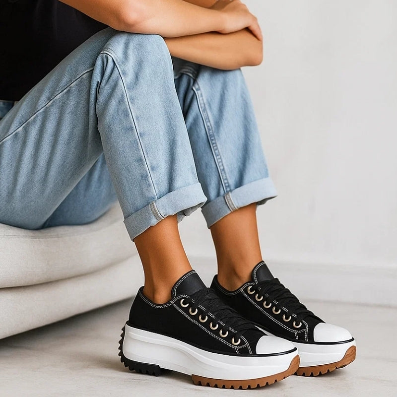 STRIDEFORM – Orthopädische Canvas-Sneaker mit gepolsterter Unterstützung 8