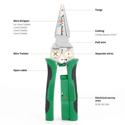 STRIPCORE – 8-in-1 Präzisions-Elektrokabelwerkzeug 5