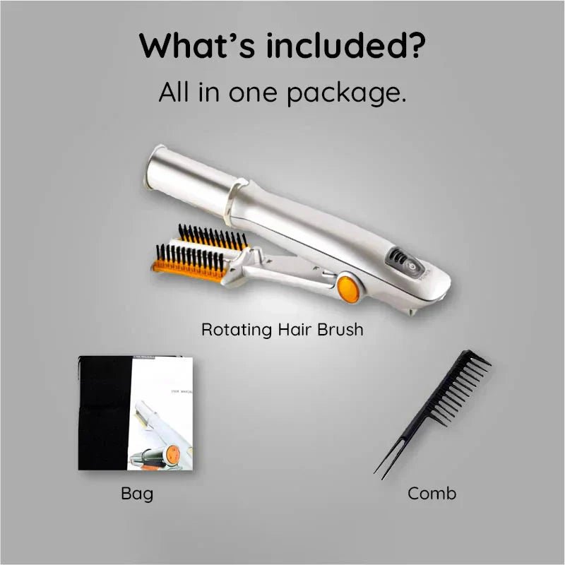 STYLESPIN – 2-in-1 rotierende Haarbürste mit einstellbaren Wärmeeinstellungen 5