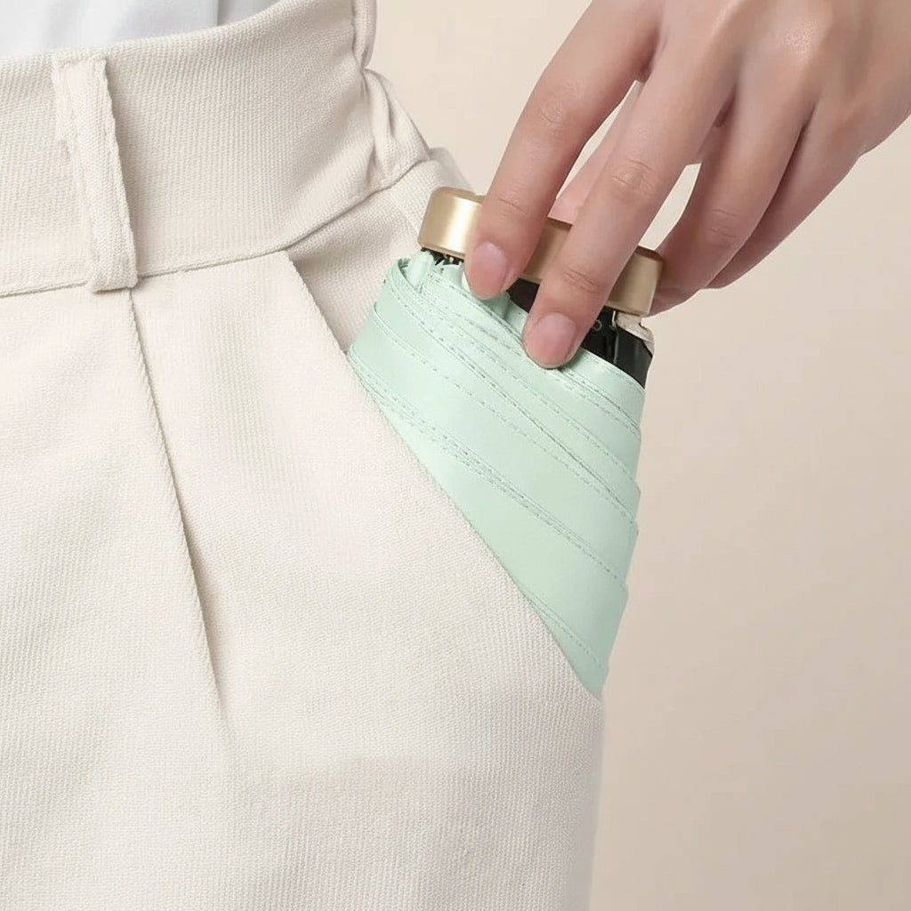 SUNPOCKET – Mini-Sonnenschirm mit UV-Schutz und wasserdichtem Schirm 5