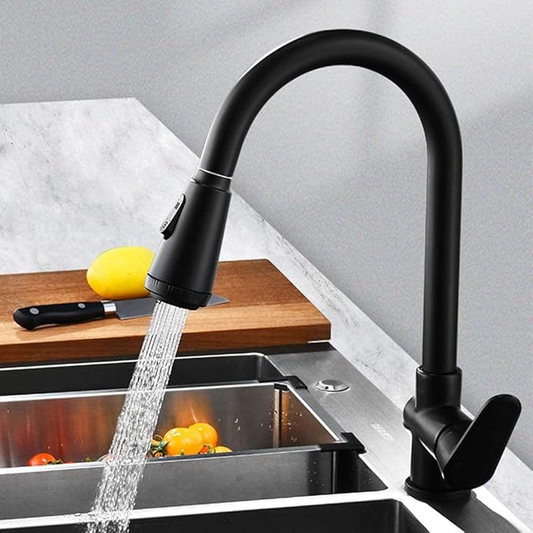 AquaReach – Modern kitchen faucet with touch sensor and pull-out spray head