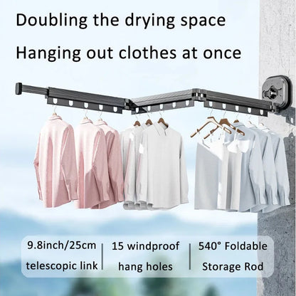 AeroDry wall-mounted tumble dryer - Foldable & space-saving