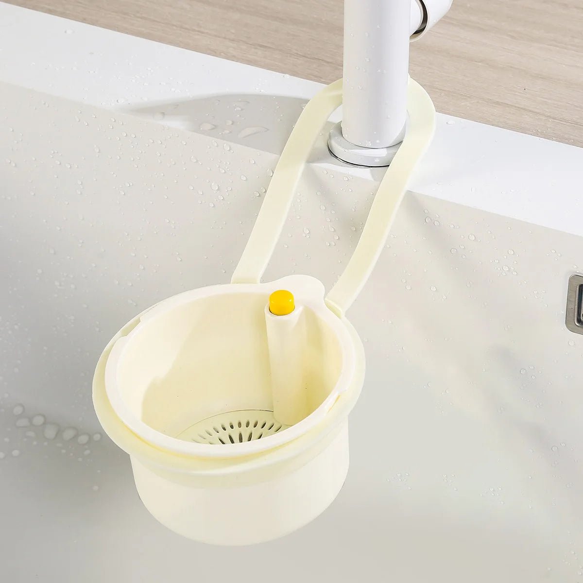 DRAINBASK – Hangende spoelbakfiltermand met afneembare bodem