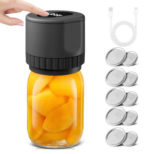 VacuumSealer Electric vacuum sealer - Portable & efficient for bottles, jars and cans