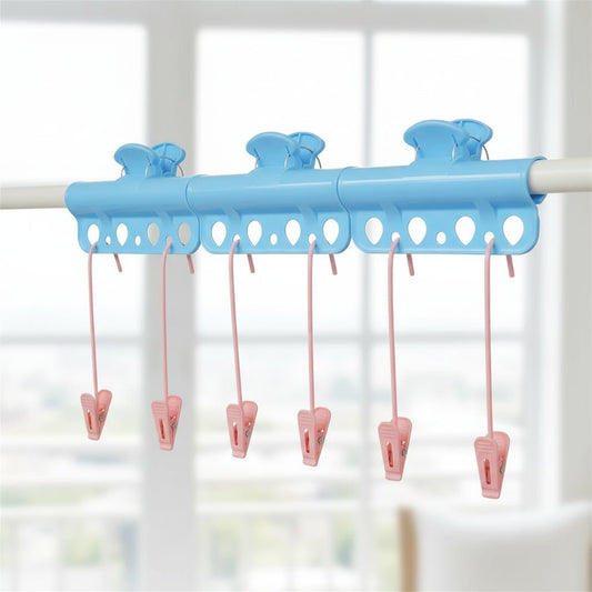 FIXHOLD – pince pour corde à linge avec maintien sécurisé par vent
