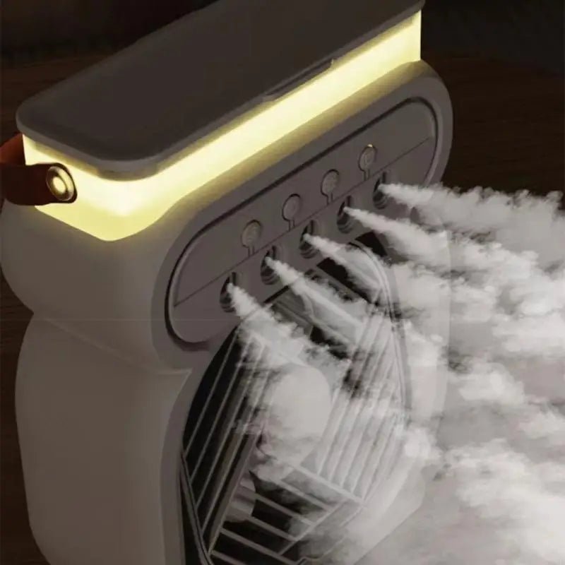 COOLFLEX – Ventilatore a sospensione pratico con luce per viaggiare