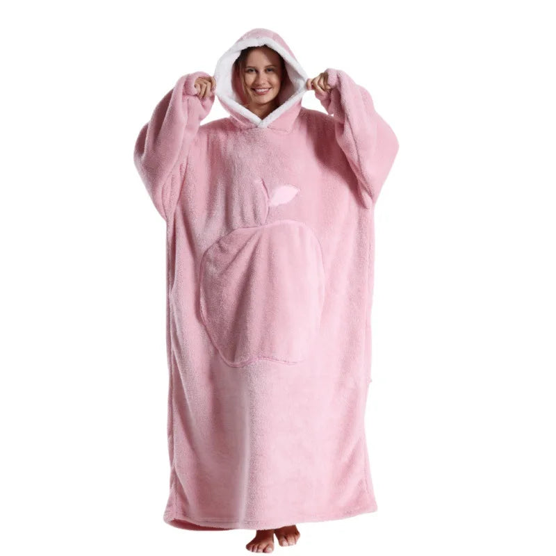 Variant image for Übergroßer Fleece Hoodie für ultimativen Komfort und Entspannung-3