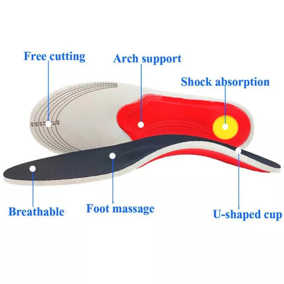 3D Comfort Insoles - Insoles against foot pain & flat feet