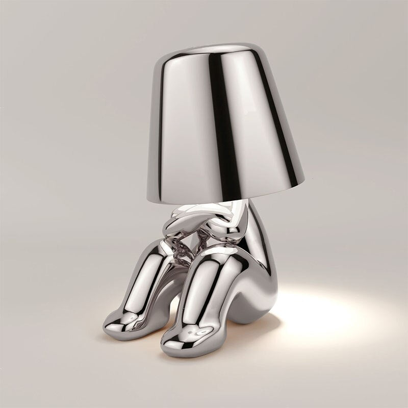 Variant image for Tischlampe Weiß Größe M Metall Acryl Dimmbar LED-10