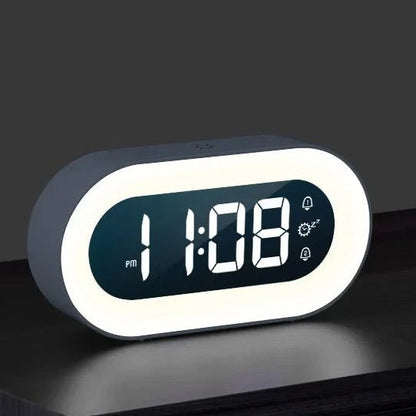 BRILTIME – Dimmable digital alarm clock with adjustable brightness and night light