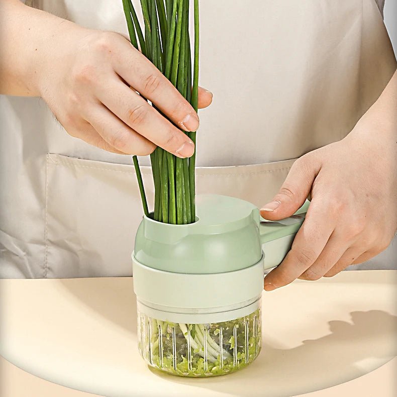 CHOPLUX – Tritatutto elettrico 4-in-1 per verdure, carne e aglio