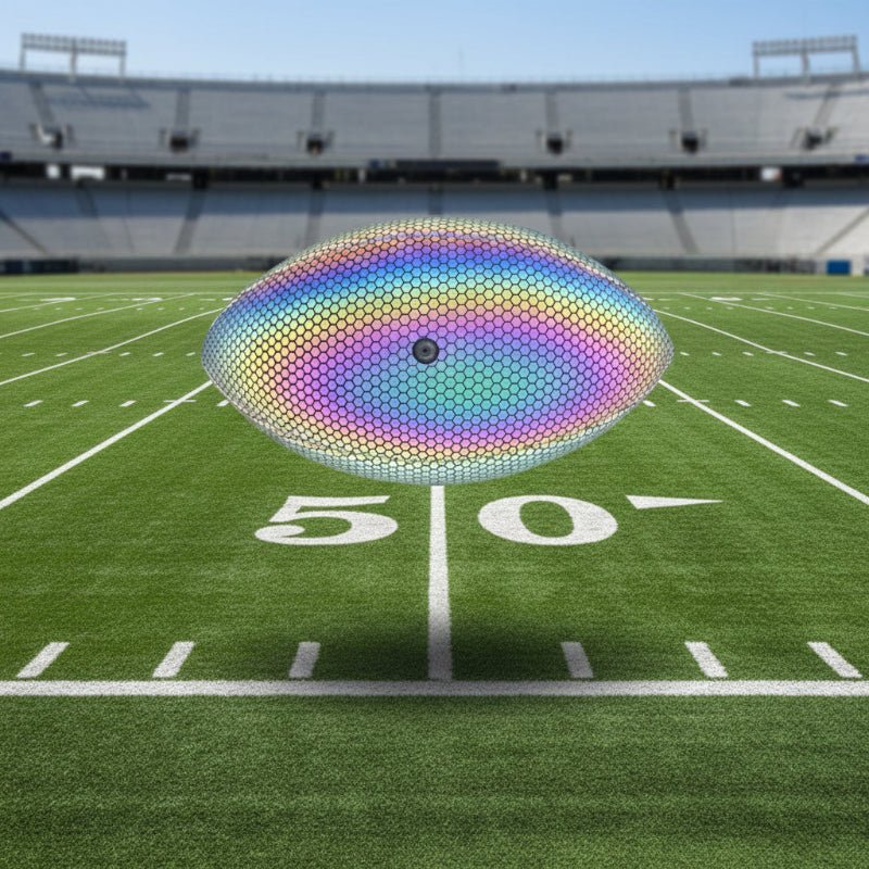 LUMIFOOT – Balón de fútbol americano reflectante tamaño 9 para entrenamiento nocturno y juegos al aire libre