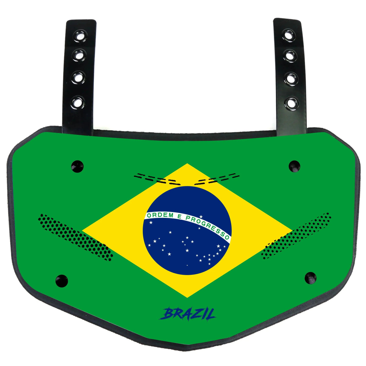 GRIDGUARD – Placa de protección para espalda de fútbol americano para adultos con amortiguación de impactos y sistema de ventilación