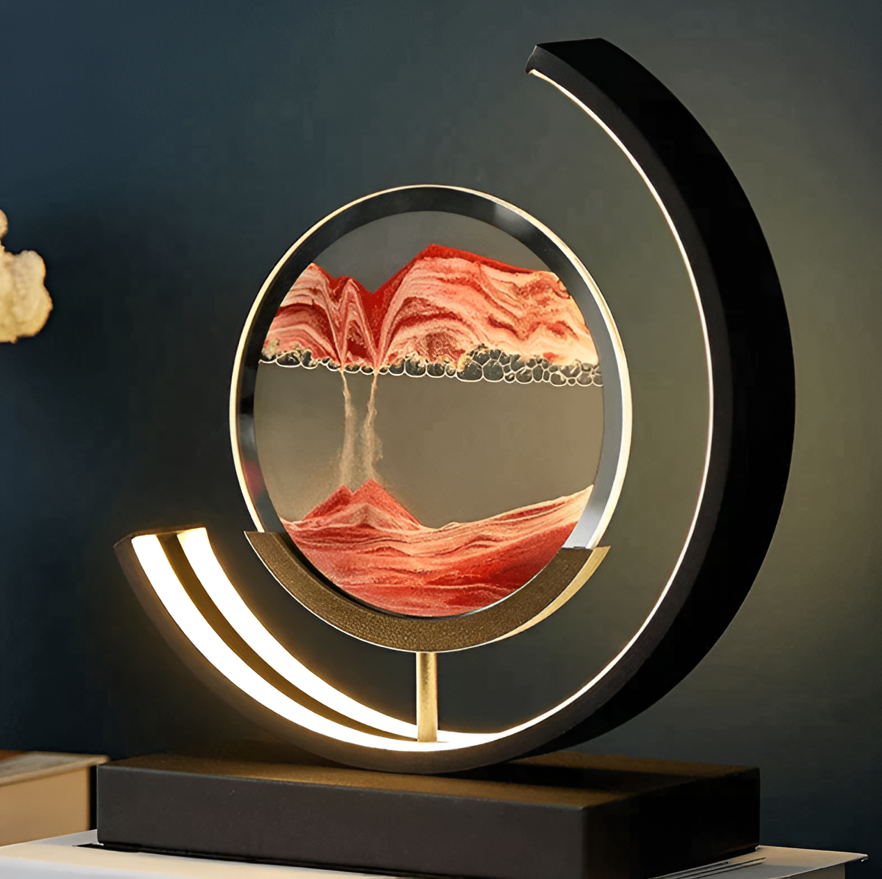 Sand Glow Lamp - Sand lamp with calming movement & mood lighting