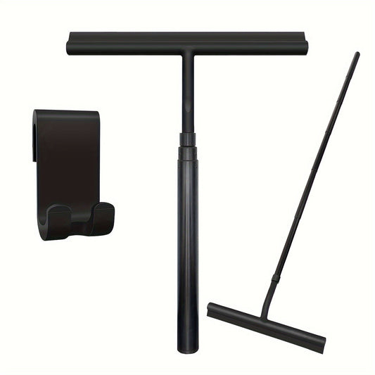 DELUXE Shower Squeegee - Telescopic shower squeegee for glass & floor without bending down