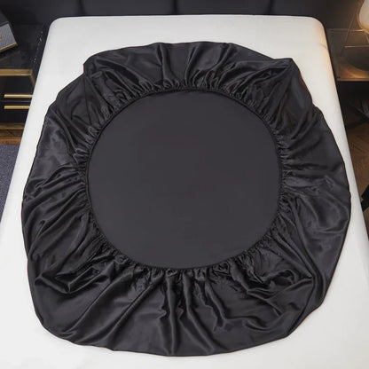 BETTSANFT – Kühlendes Satin-Spannbettlaken für atmungsaktiven Komfort in Einzelgröße