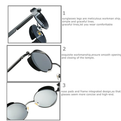 Savino Vintage Sonnenbrille mit Polarisierte Gläsern und UV400-Schutz 5