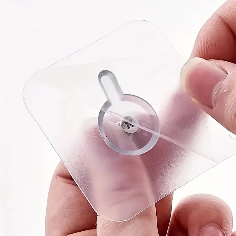 TRACELESS – Ganchos de pared sin residuos 10 piezas transparentes y resistentes