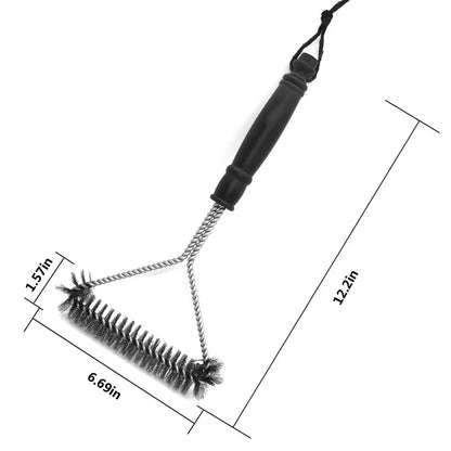 FLAMEBRUSH – Stainless Steel Grill Brush for Barbecue Cleaning