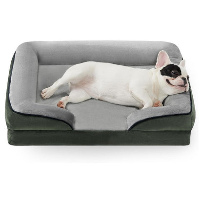 PETIQUE COMFORTBED – Orthopedic Dog Bed with Removable Velvet Cover