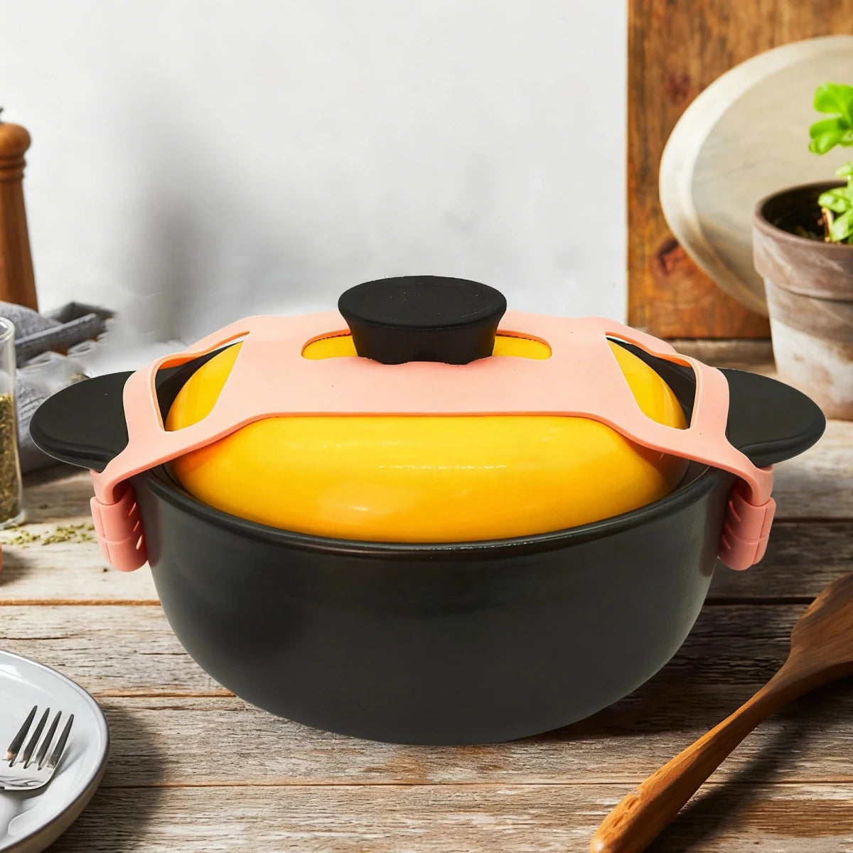 STABORA – Soporte antideslizante para tapas de cocina de silicona