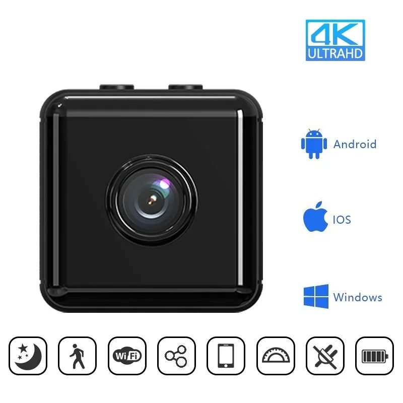 SecureView – Drahtlose 1080P Mini Sicherheitskamera mit App-Steuerung