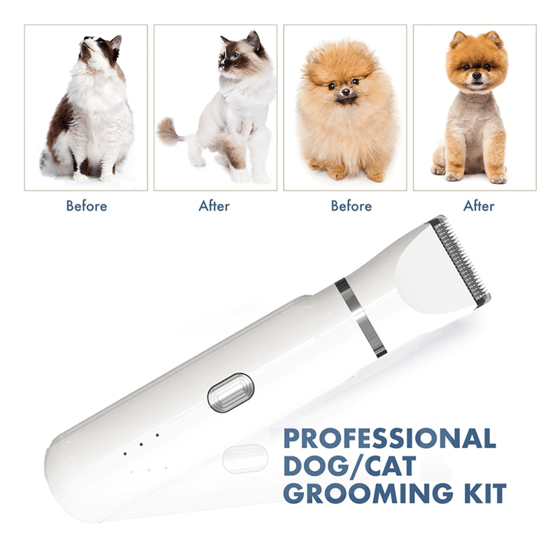PetGroom Pro – 4-in-1 Haustier-Trimmer (Fell- & Krallenpflege in einem Gerät)