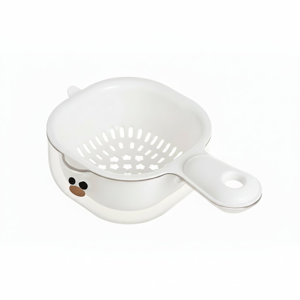 KitchenEase cesta de drenaje de dos capas – moderna y práctica para cualquier cocina