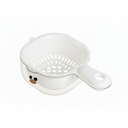 KitchenEase cesta de drenaje de dos capas – moderna y práctica para cualquier cocina