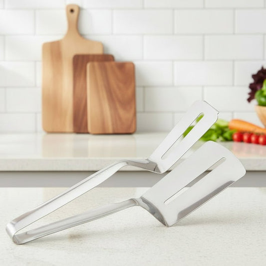 CLAMPSPAT – pince spatule en acier inoxydable pour BBQ et cuisine