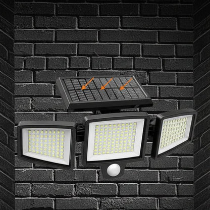 SUNDEFENSE – Luce di sicurezza solare con sensore di movimento e telecomando