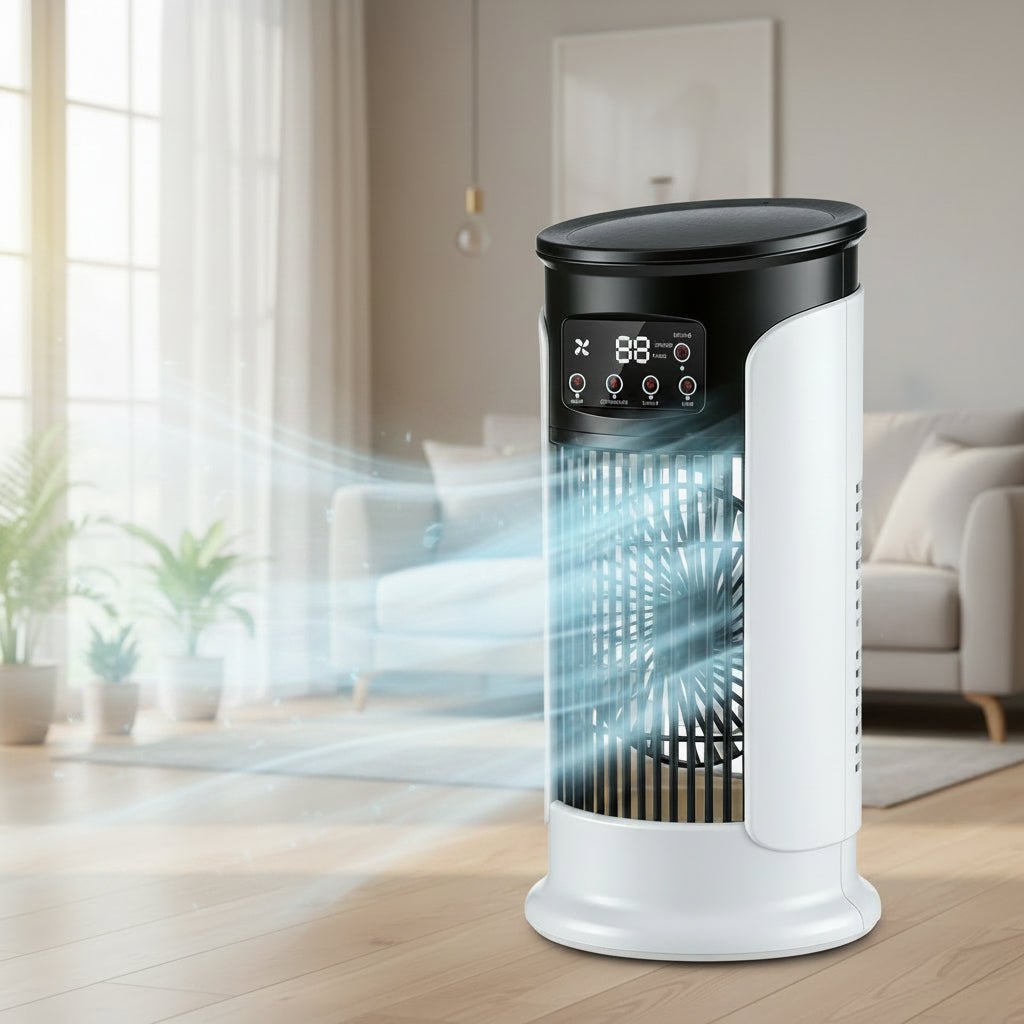 FRESHWIND – 3-in-1 Portable Air Cooler with Humidifier and LED Night Light