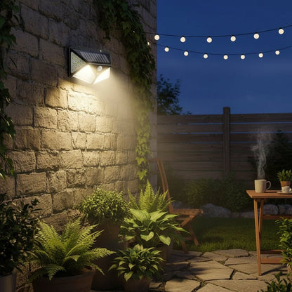 NIGHTRAY – Lámpara LED solar de seguridad para exteriores