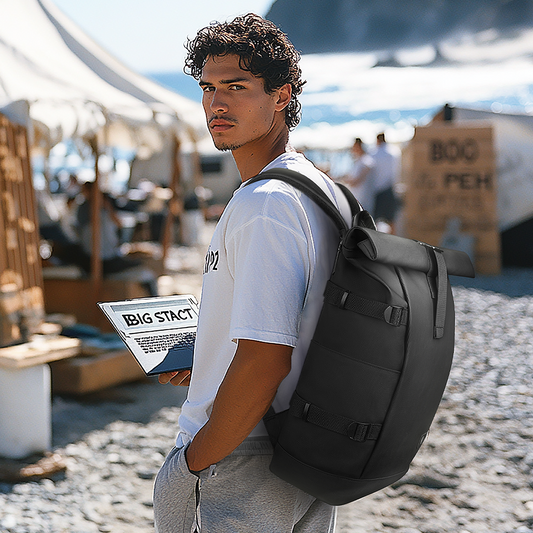 ROLLTRAIL Rugzak – Uitbreidbare outdoor rugzak met groot volume & laptopvak