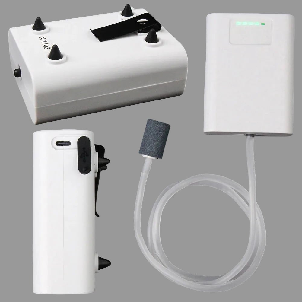 OXYBUBBLE – Pompa d'aria portatile USB per acquari