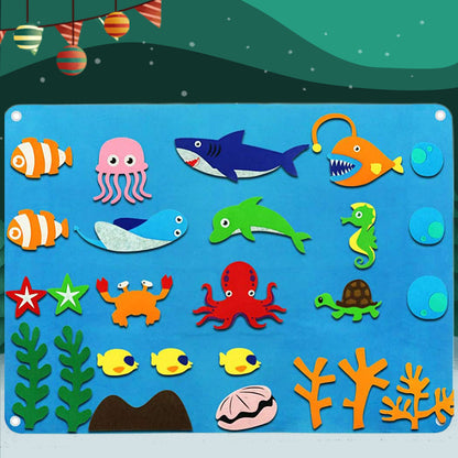 ImagiFelt Playboard – Juego táctil creativo para niños para fomentar la imaginación