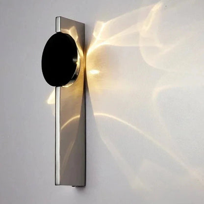 CORRULUX – Lampada da parete LED moderna scanalata in acciaio inox, orientabile, per camera da letto