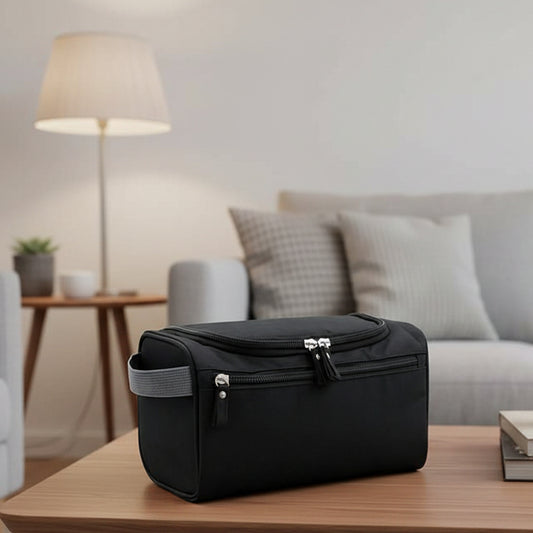 Praktischer Toilettenbeutel Mit Wasserabweisendem Nylon Und Haken - Ideal Für Reisen-5