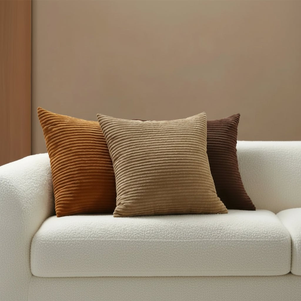 PLUSHCORD – Soft Corduroy Pillowcase Made of Cotton