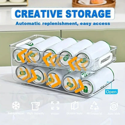 CANSWIFT – Distributore a 2 livelli per lattine di bevande per frigoriferi ordinati